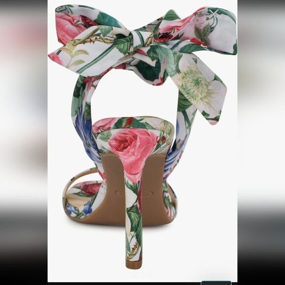 BRAND NEW NINE WEST KOBS ANKLE BOWNOT TIE SANDAL (WOMEN) - Picture 15 of 15